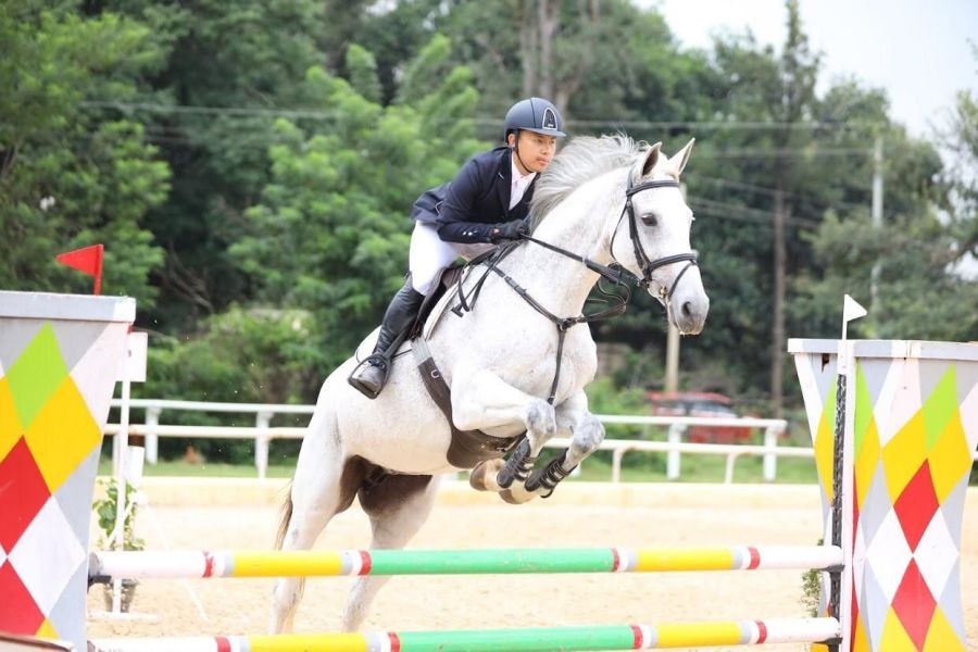 Kekhriesilie Rio at the FEI World Jumping Challenge 2020 (South Zone) held in Bangalore earlier this month.